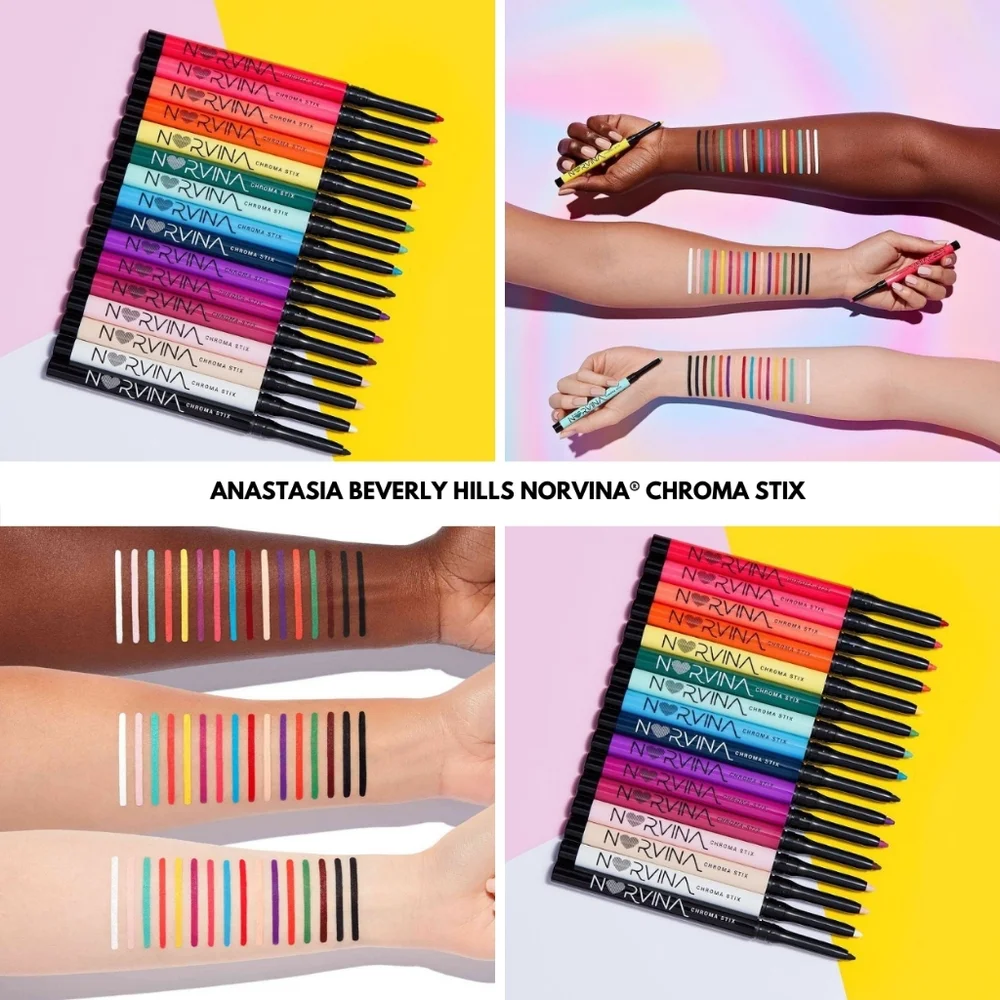 Anastasia Beverly Hills Norvina Chroma Stix Eyeliner Electric Pink Brand New